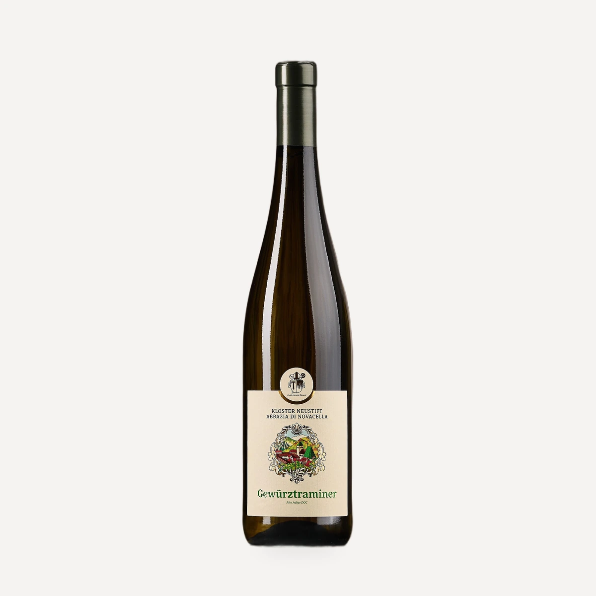 Gewürztraminer Alto Adige Valle Isarco DOC wine — Abbazia di Novacella Stiftskellerei Neustift winery — Dionysus