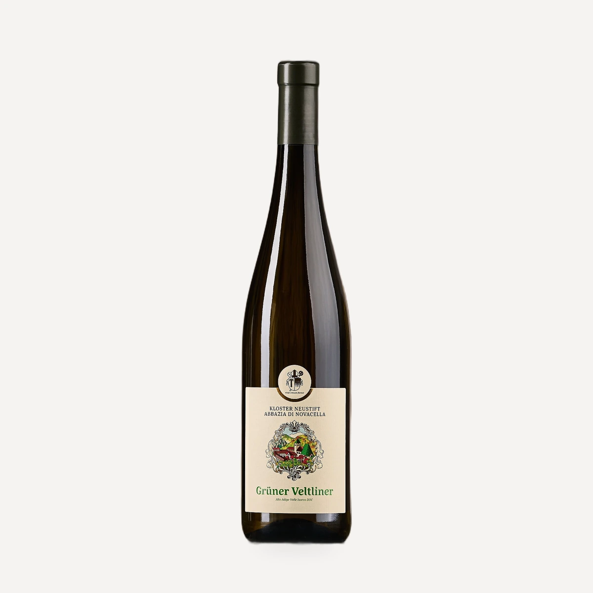 Grüner Veltliner Alto Adige Valle Isarco DOC wine — Abbazia di Novacella Stiftskellerei Neustift winery — Dionysus