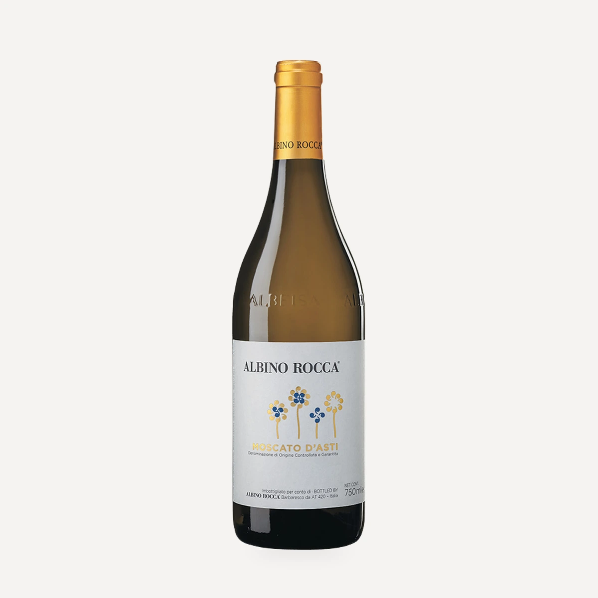Moscato d’Asti DOCG wine — Albino Rocca winery — Dionysus