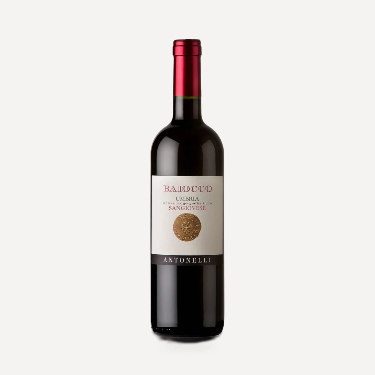 Baiocco Sangiovese Umbria IGT wine — Antonelli winery — Dionysus
