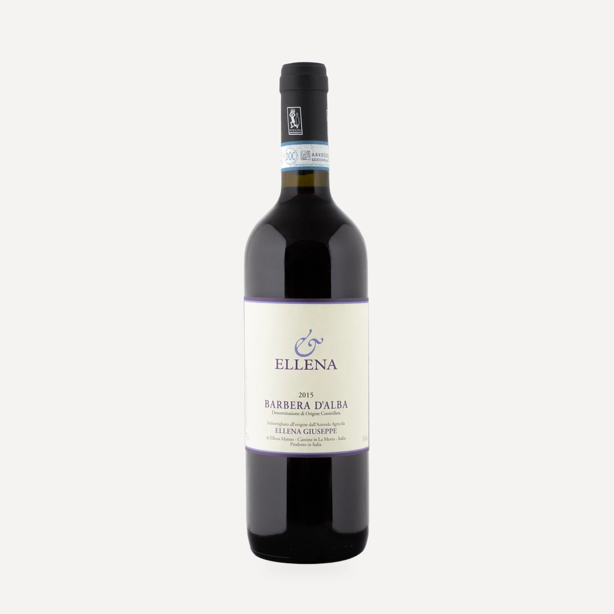 Barbera d’Alba wine — Ellena Giuseppe winery — Dionysus