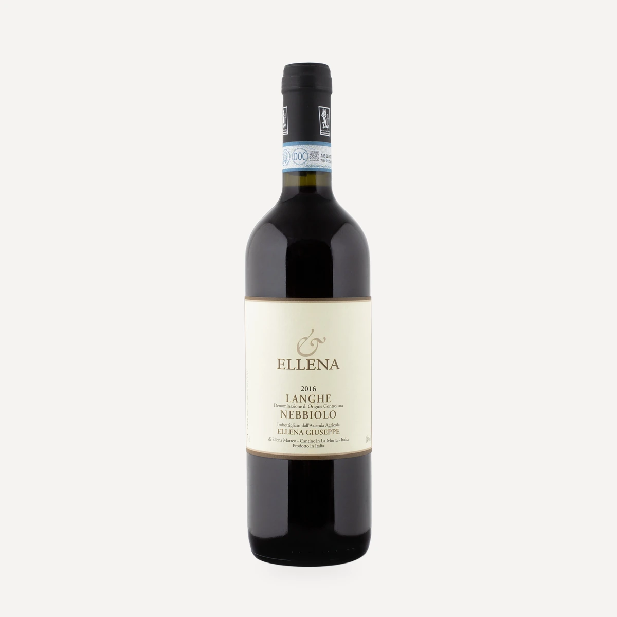 Langhe Nebbiolo wine — Ellena Giuseppe winery — Dionysus