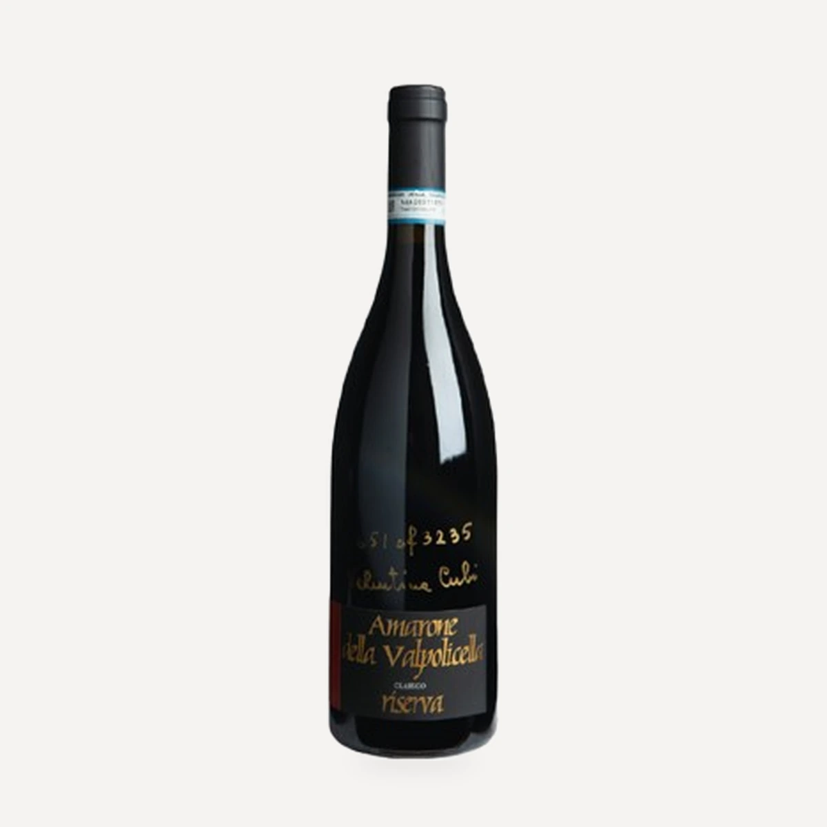 Amarone Riserva wine — Valentina Cubi winery — Dionysus
