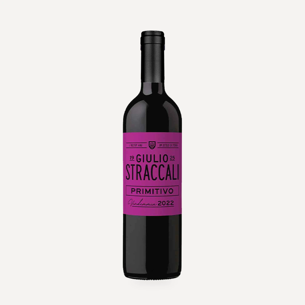 Primitivo Puglia IGP wine — Straccali winery — Dionysus