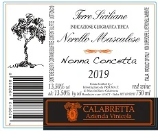 Nonna Concetta wine — Calabretta winery — Dionysus