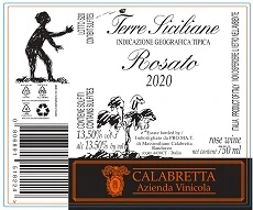 Rosato Pista & Mutta wine — Calabretta winery — Dionysus