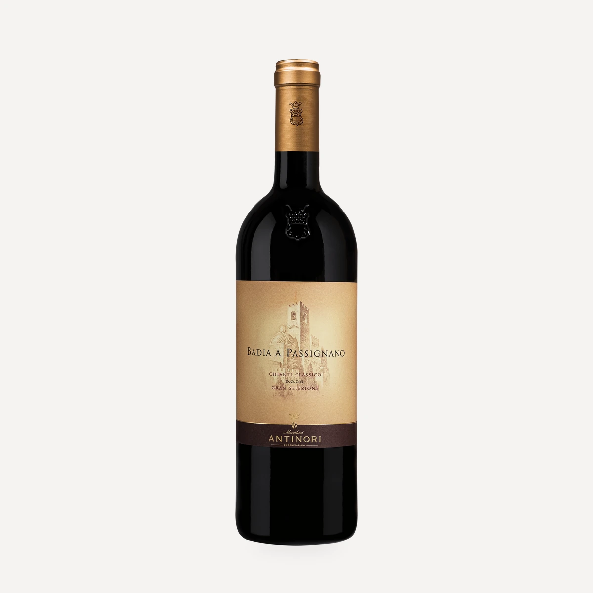 Badia a Passignano wine — Antinori winery — Dionysus