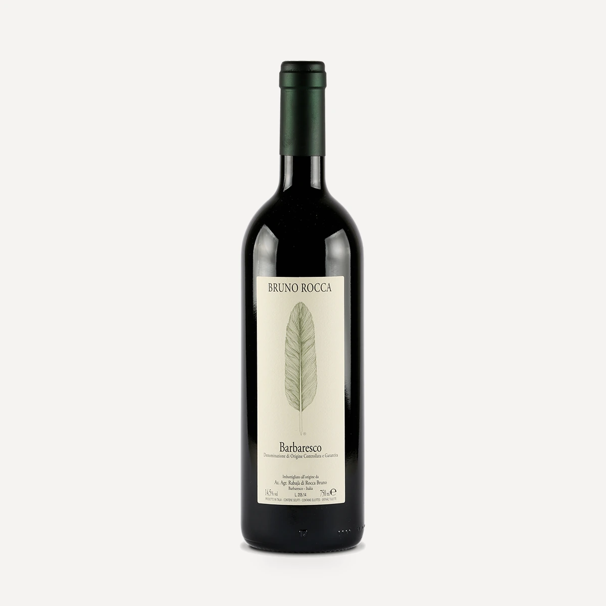 Barbaresco DOCG wine — Bruno Rocca winery — Dionysus