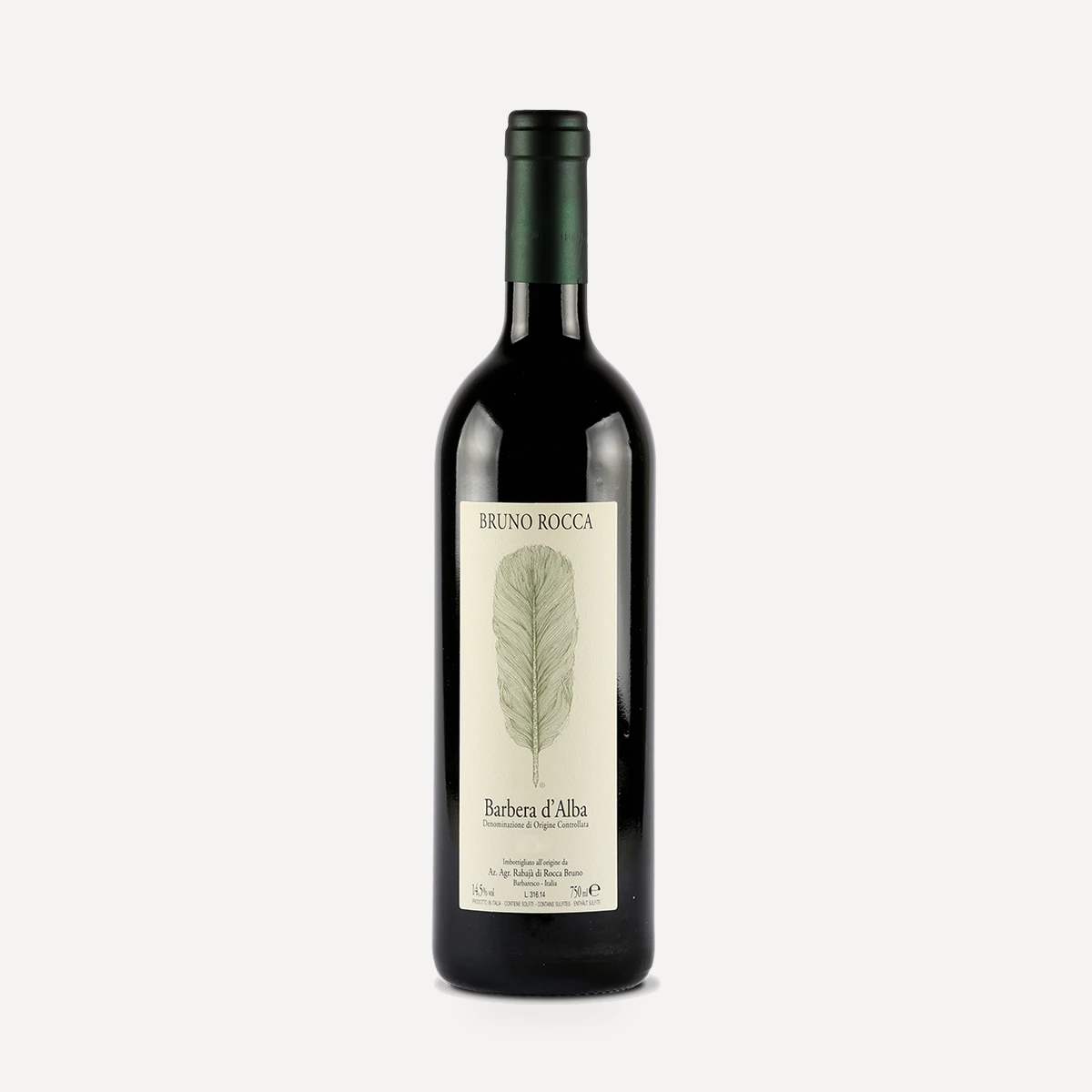 Barbera d'Alba DOC wine — Bruno Rocca winery — Dionysus