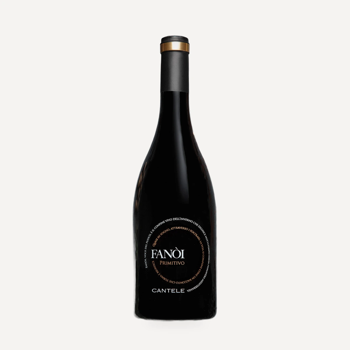 Fanoi Primitivo wine — Cantele winery — Dionysus