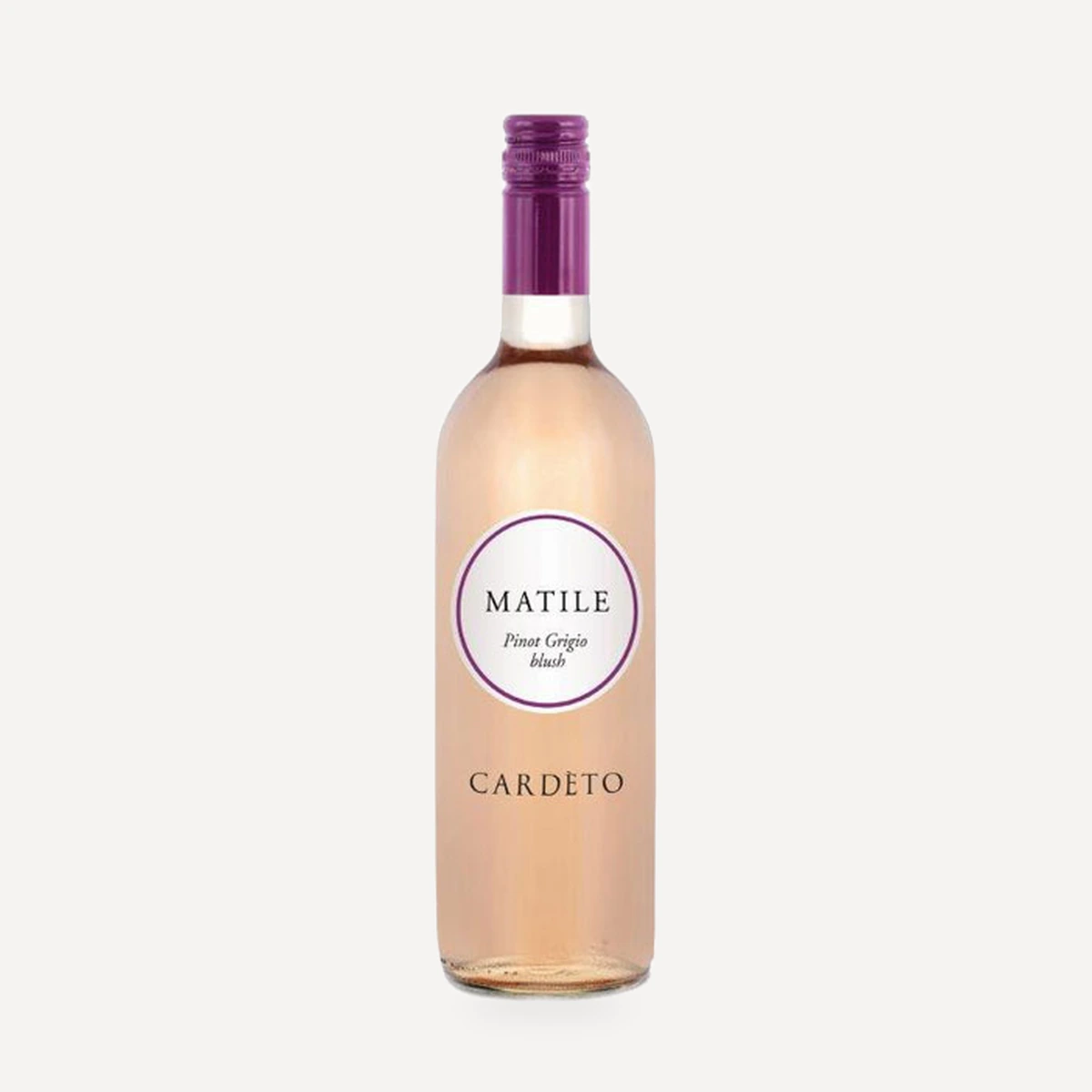 Matile Pinot Grigio Blush — Linea Matile wine — Cardeto winery — Dionysus