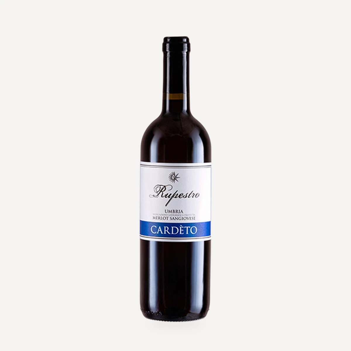 Merlot Sangiovese — Linea Rupestro wine — Cardeto winery — Dionysus