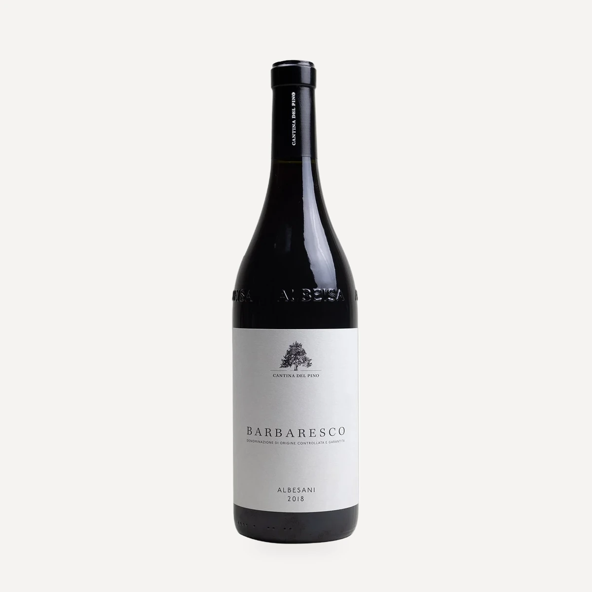 Barbaresco Albesani wine — del Pino winery — Dionysus
