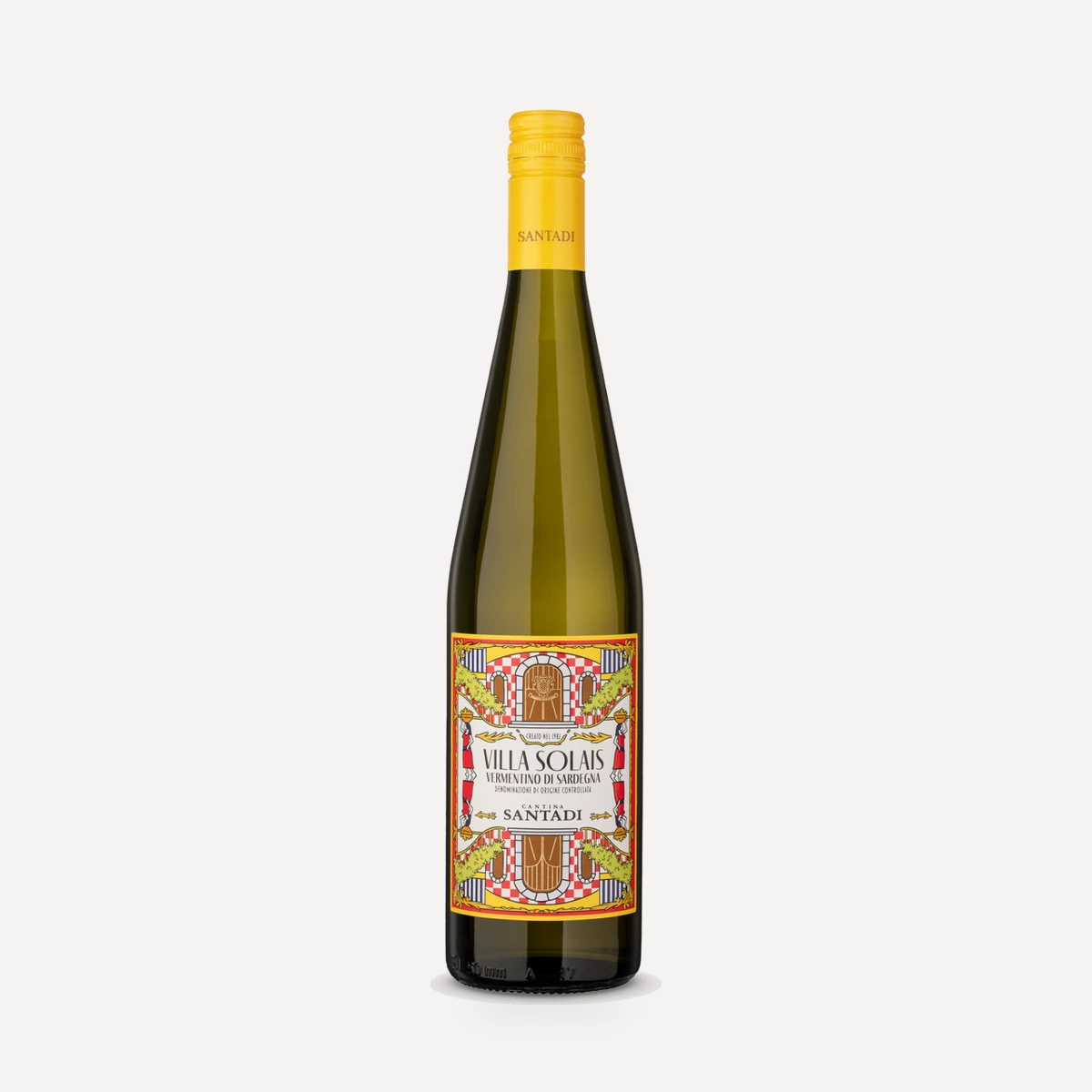 Villa Solais wine — Santadi winery — Dionysus