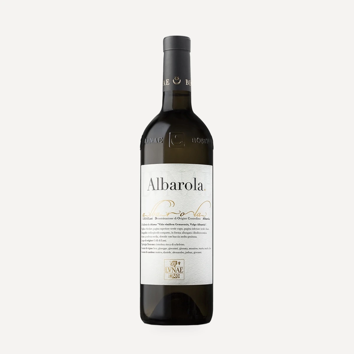 Albarola wine — Lunae winery — Dionysus