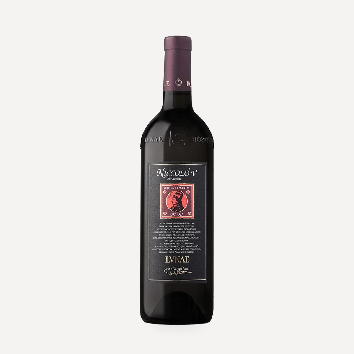 Niccolò V Riserva wine — Lunae winery — Dionysus