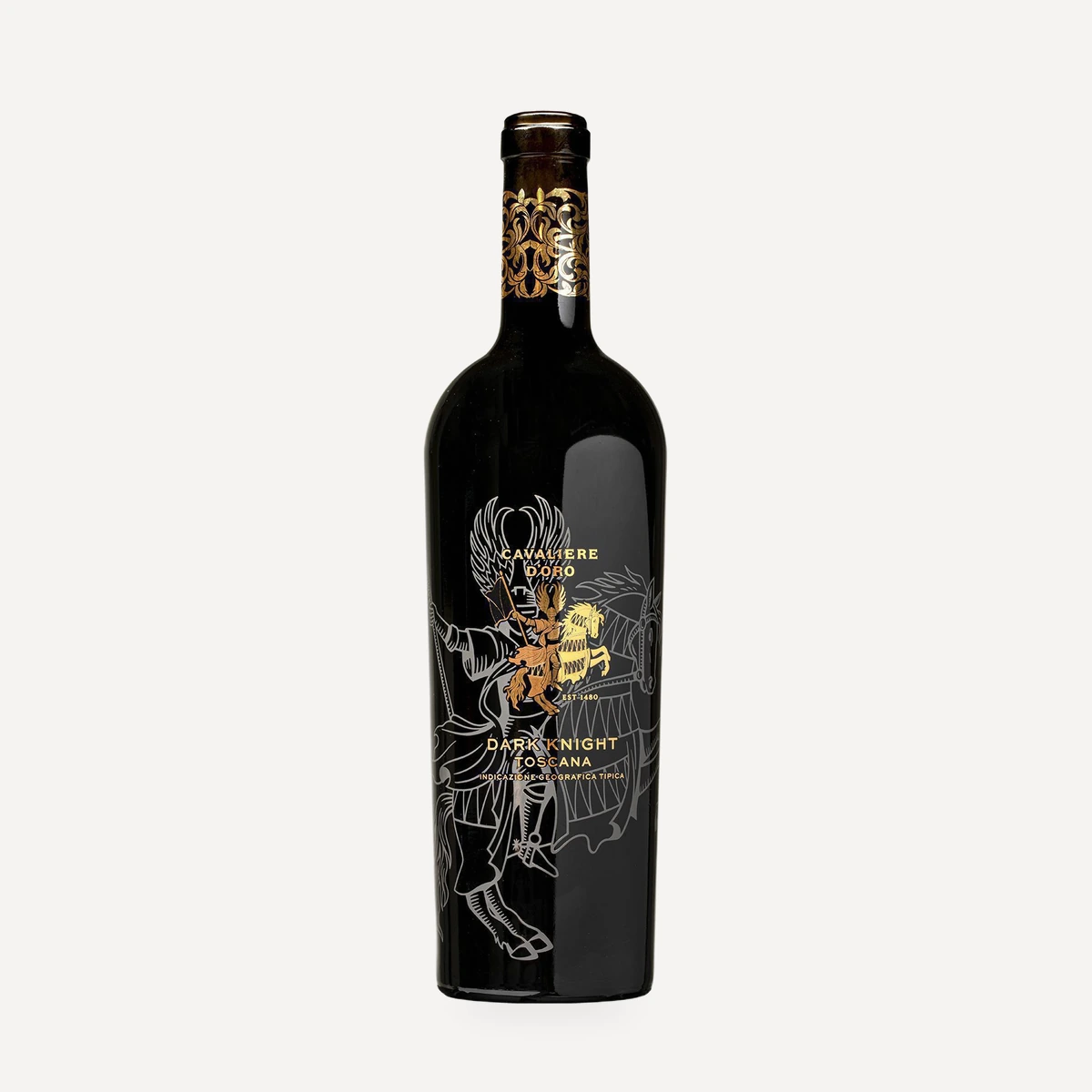 Cavaliere d'Oro Dark Knight Toscana IGT wine — Castello di Gabbiano winery — Dionysus