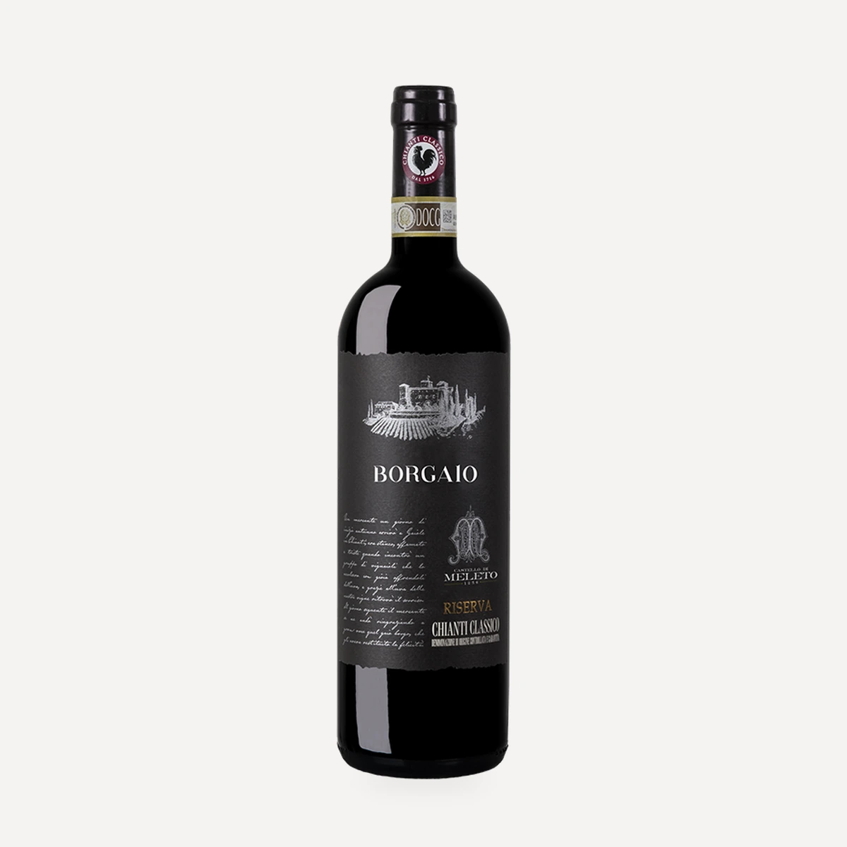 Borgaio Chianti Classico Riserva DOCG wine — Meleto winery — Dionysus