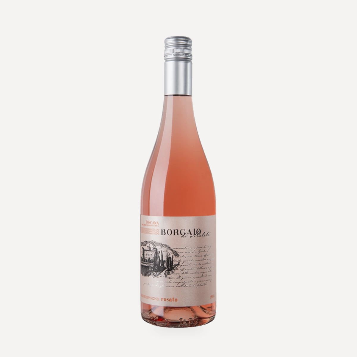 Borgaio Rosato Toscana Rosato IGT wine — Meleto winery — Dionysus