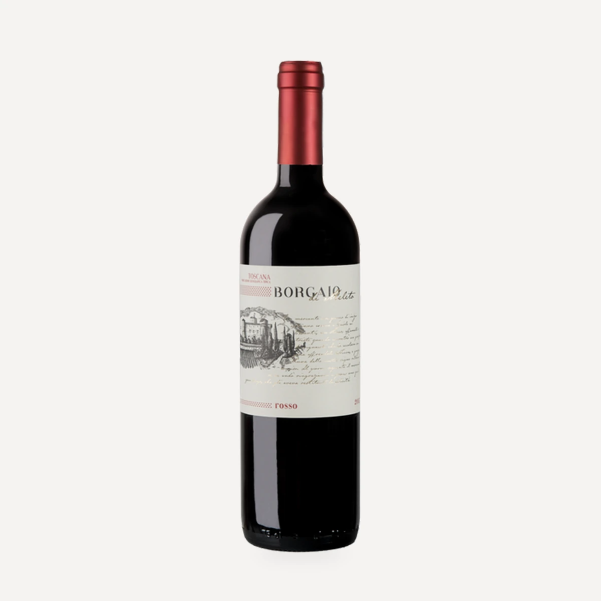 Borgaio Rosso Toscana Rosso IGT wine — Meleto winery — Dionysus