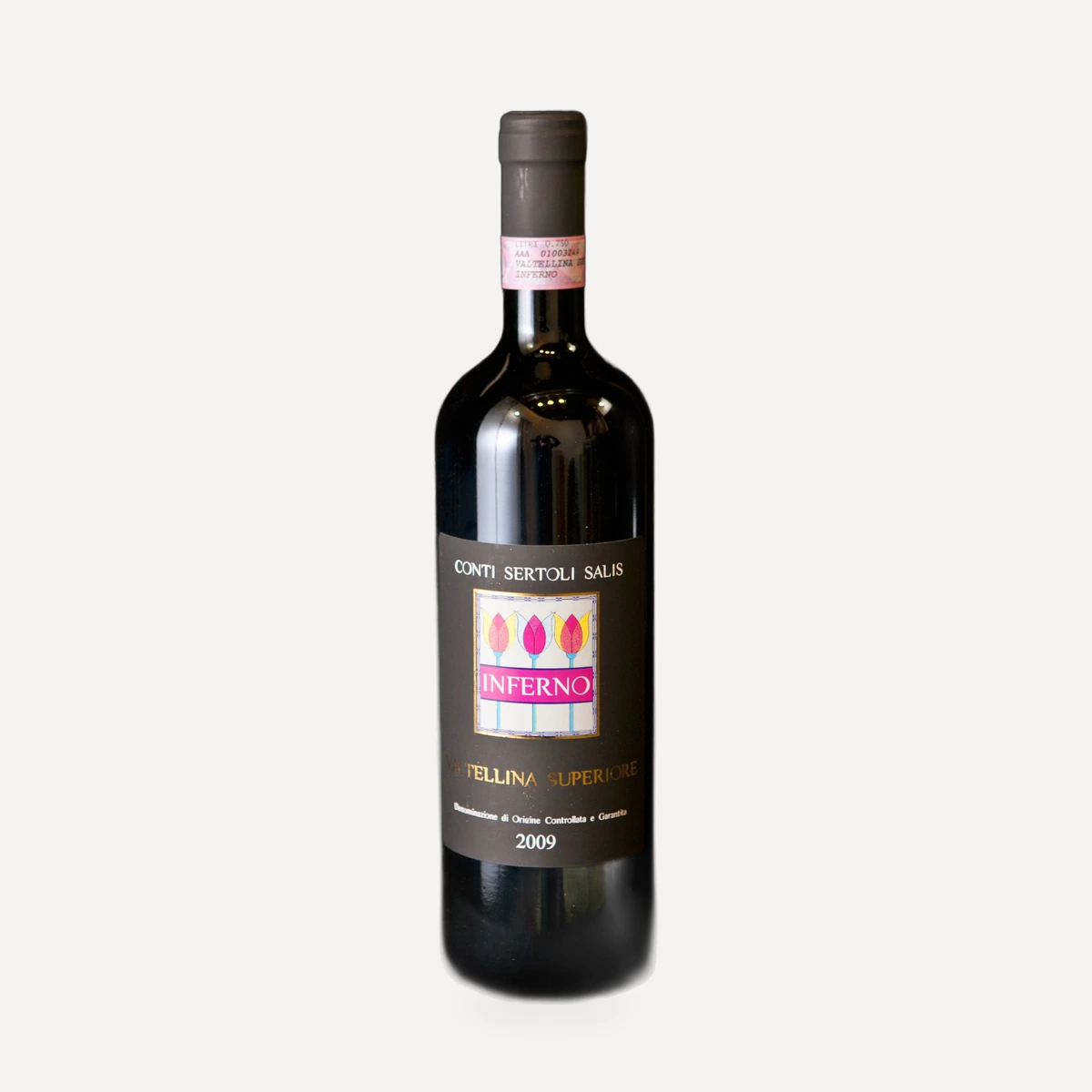 Inferno wine — Conti Sertoli Salis winery — Dionysus