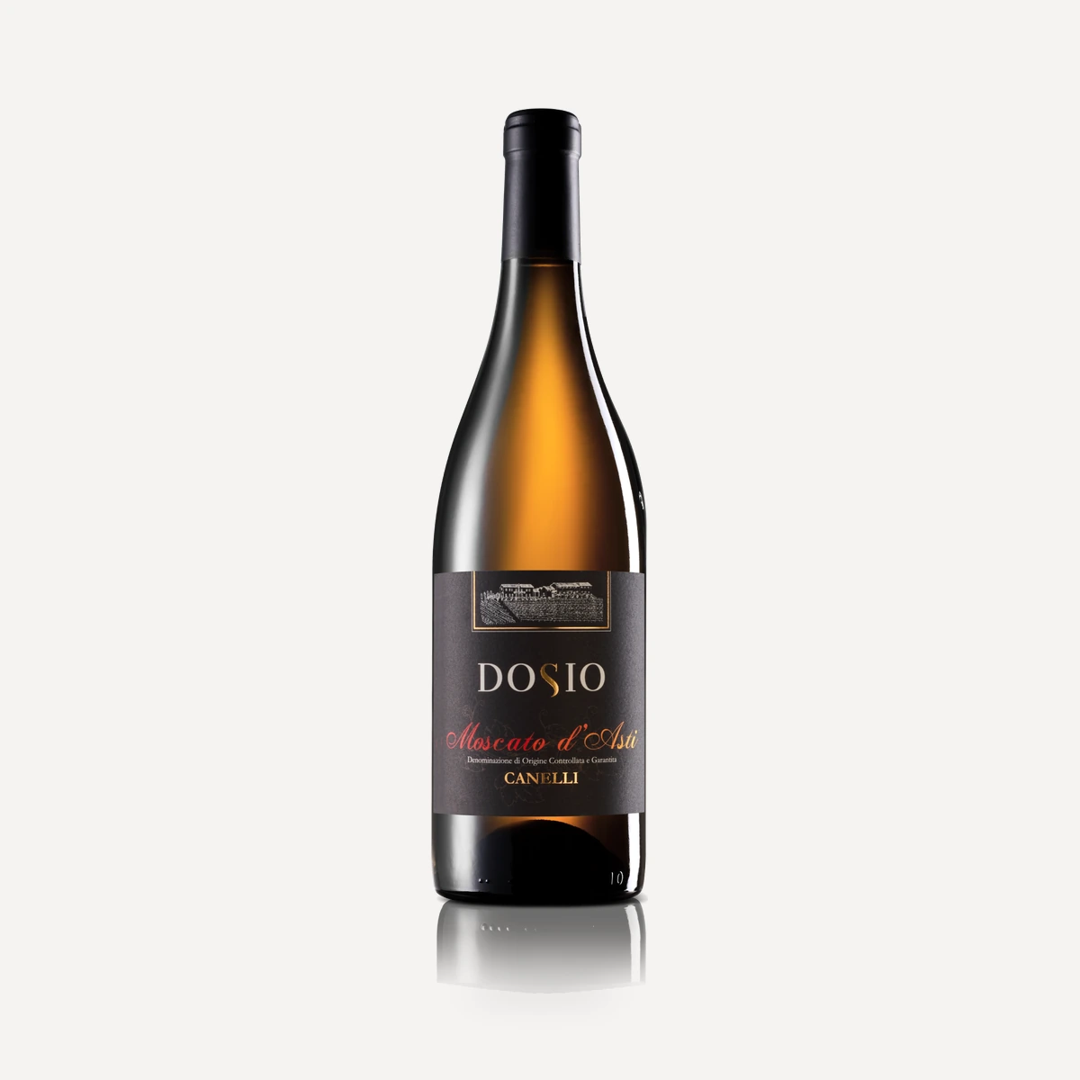 Moscato d’Asti Canelli DOCG wine — Dosio winery — Dionysus