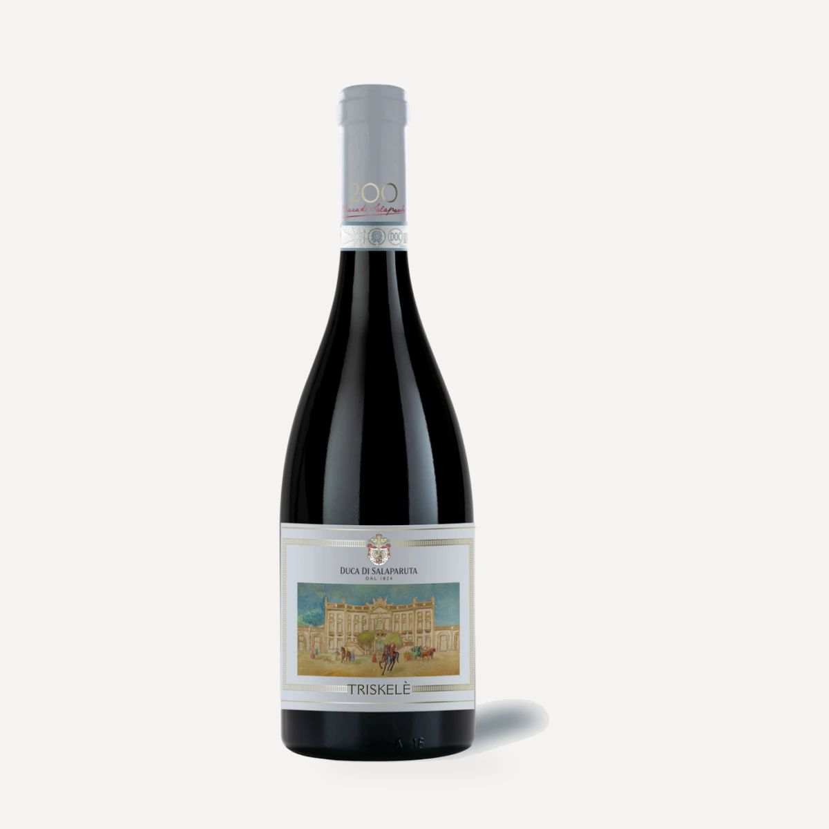 Triskelè wine — Duca di Salaparuta winery — Dionysus