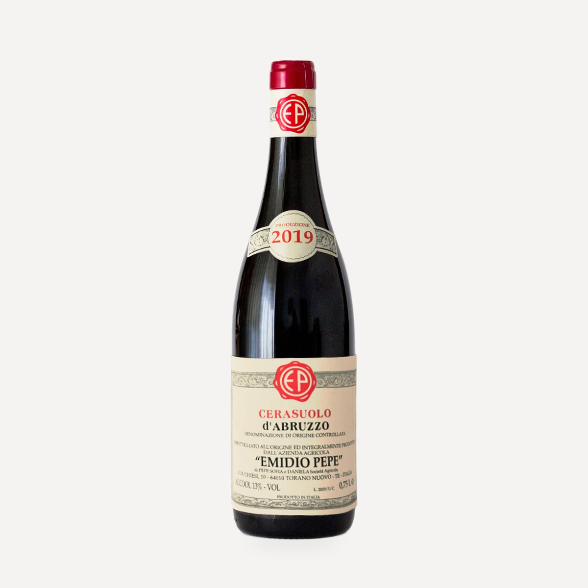 Cerasuolo d’Abruzzo wine — Emidio Pepe winery — Dionysus