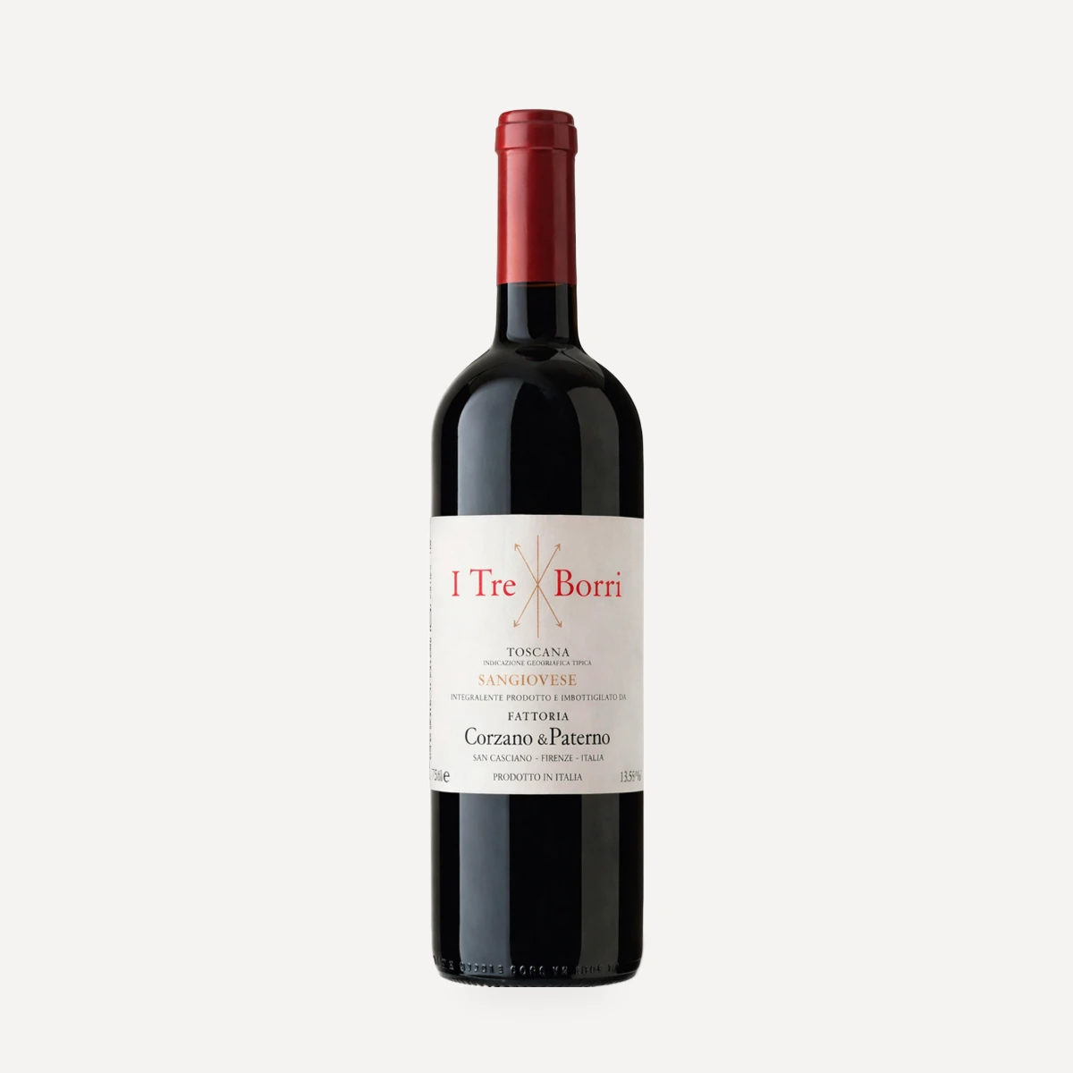 I Tre Borri wine — Corzano e Paterno winery — Dionysus