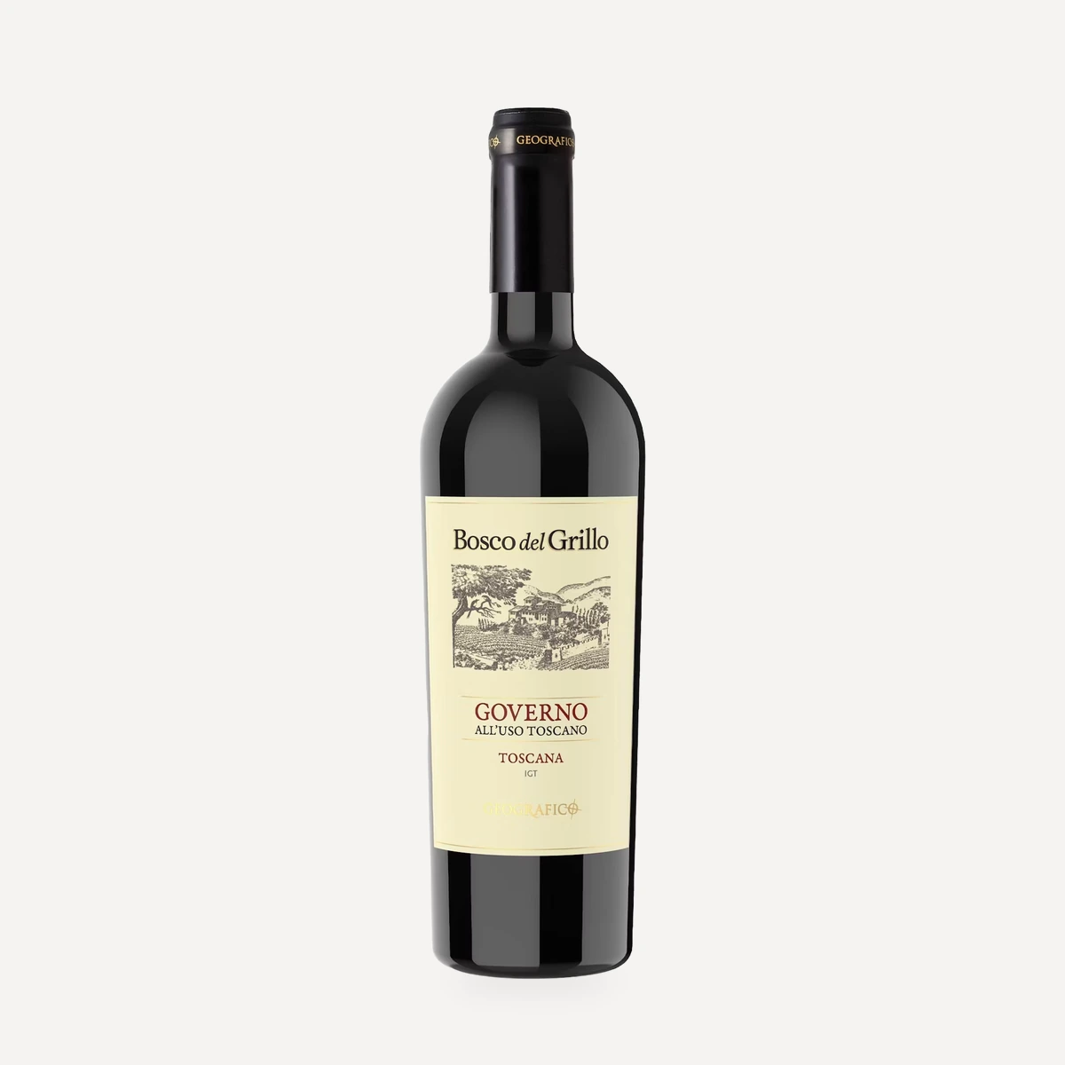 Bosco del Grillo Governo all'Uso Toscano IGT wine — Geografico winery — Dionysus