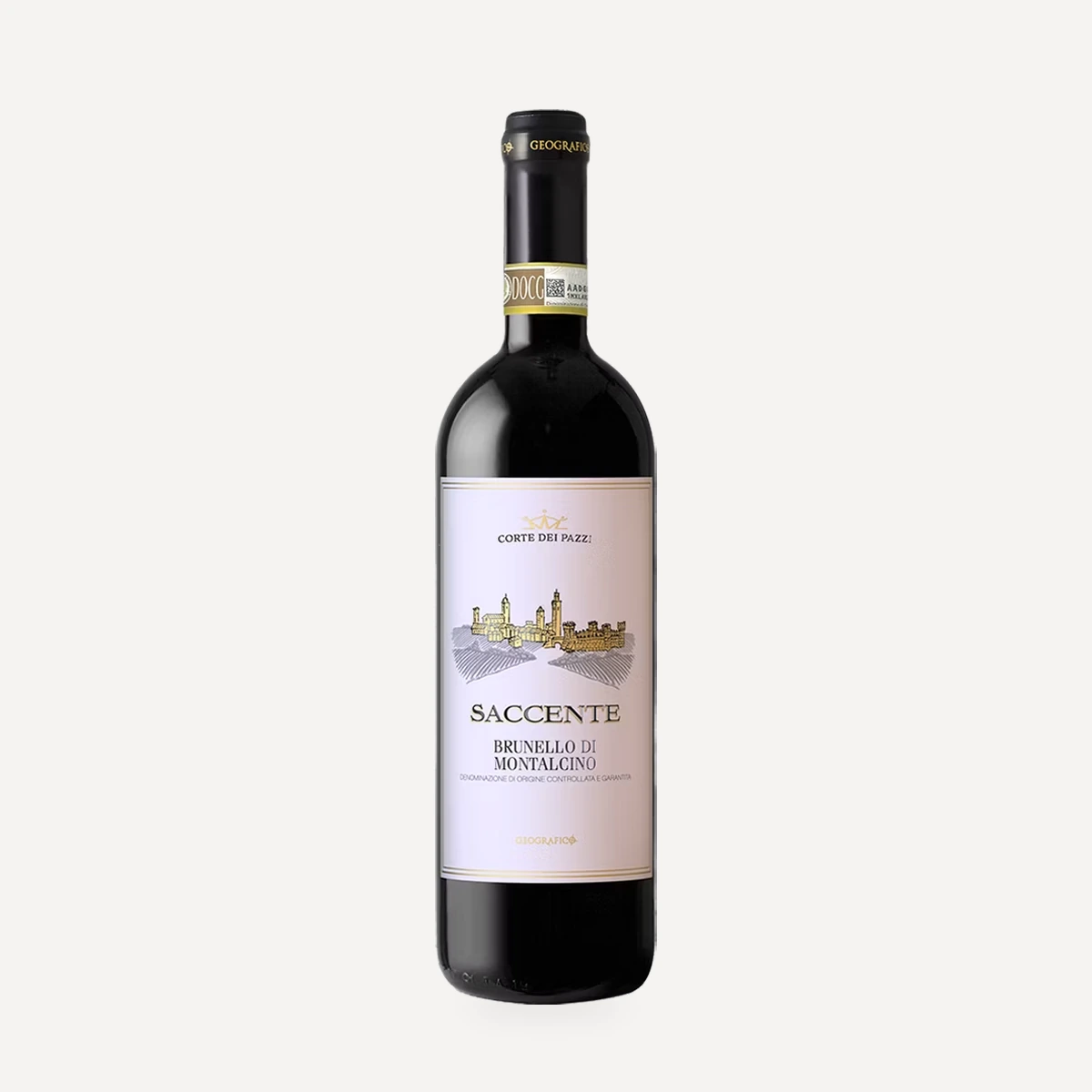 Corte dei Pazzi Saccente Brunello di Montalcino DOCG wine — Geografico winery — Dionysus