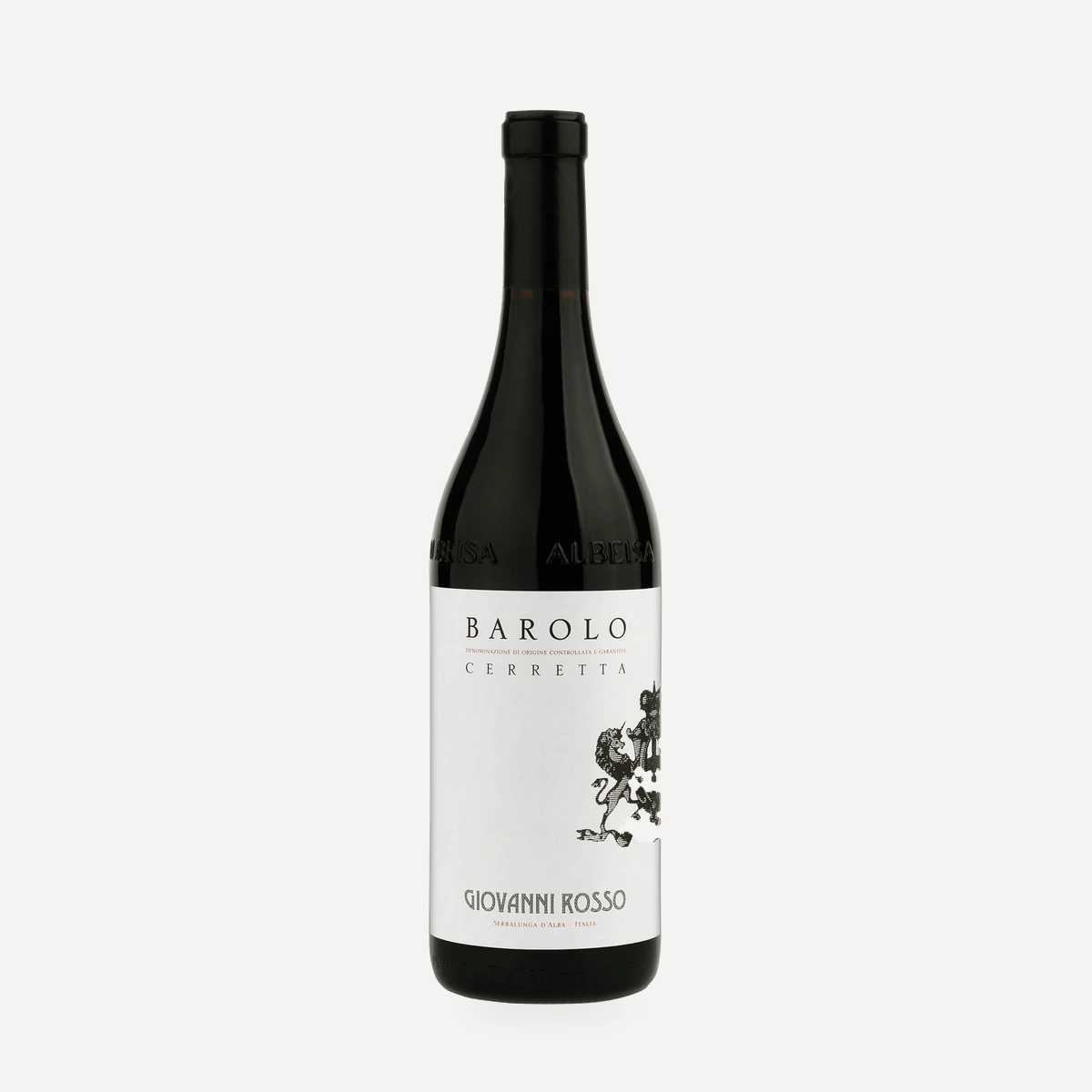 Barolo Cerretta DOCG wine — Giovanni Rosso winery — Dionysus