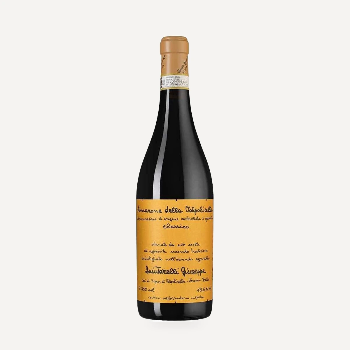 Amarone della Valpolicella Classico wine — Giuseppe Quintarelli winery — Dionysus