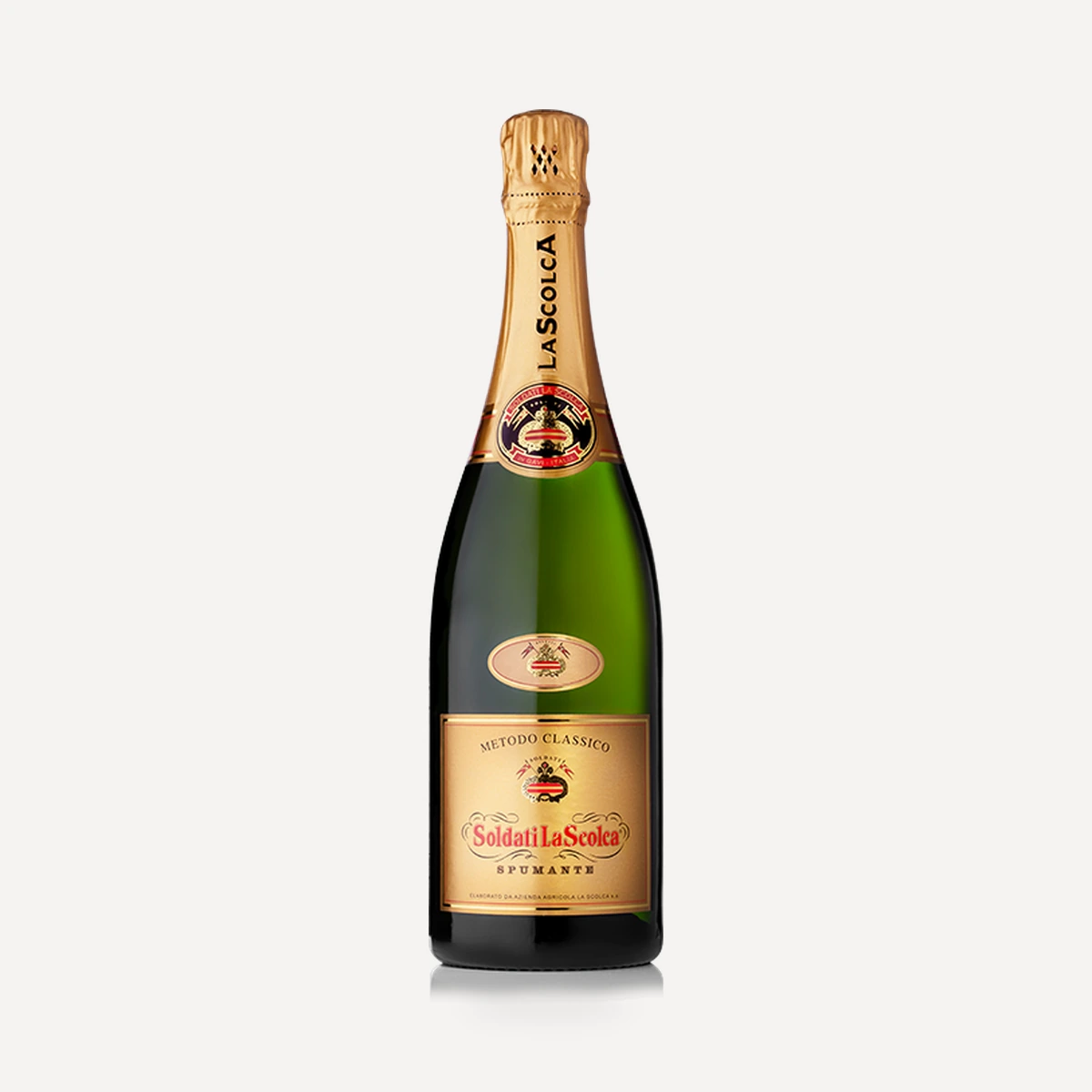 Soldati Brut Millesimato wine — La Scolca winery — Dionysus
