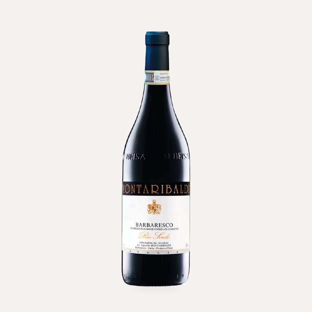 Barbaresco DOCG Rio Sordo wine — Montaribaldi winery — Dionysus