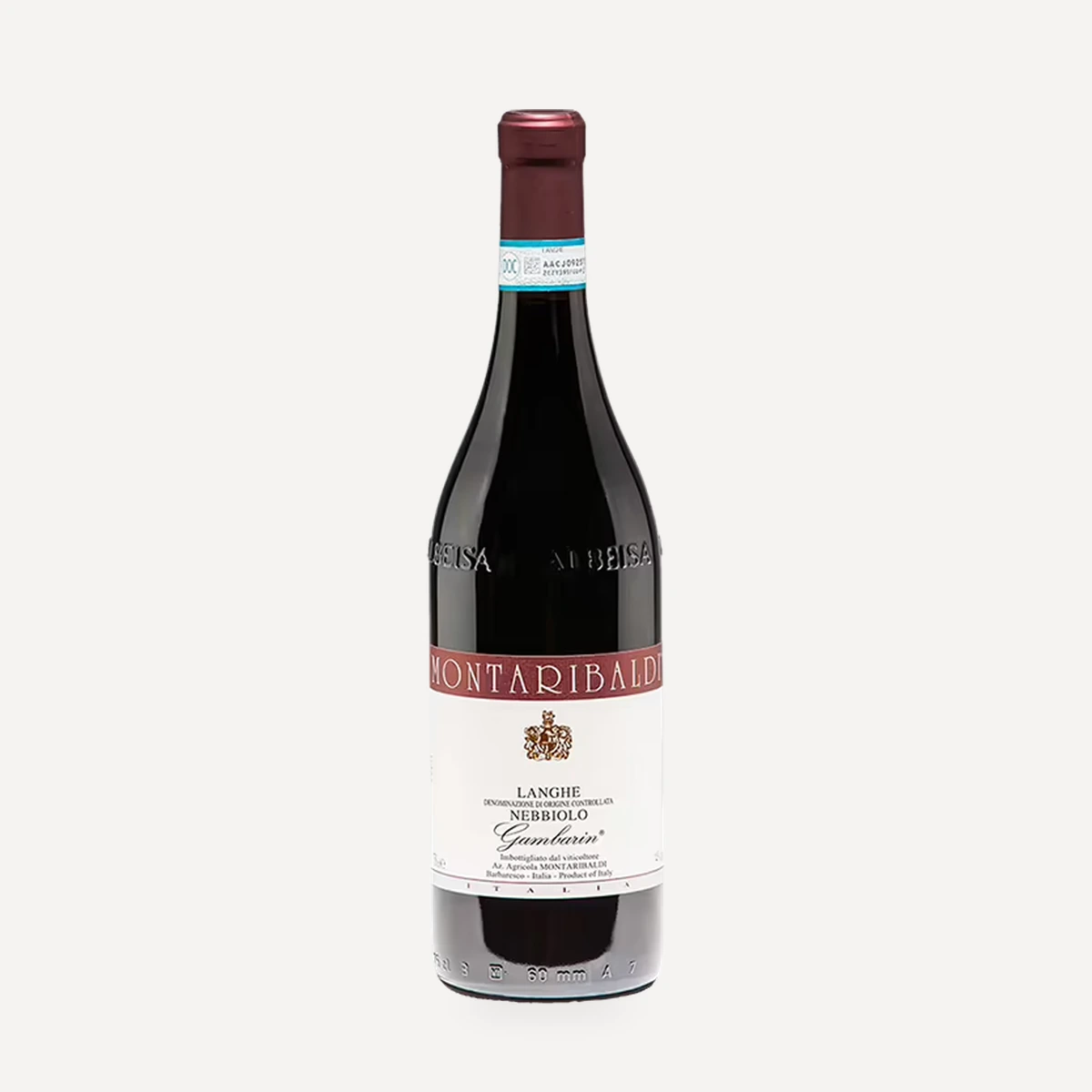 Langhe DOC Nebbiolo Gambarin wine — Montaribaldi winery — Dionysus
