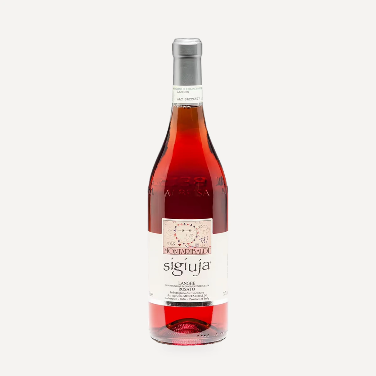 Langhe Rosato Sigiuja DOC wine — Montaribaldi winery — Dionysus