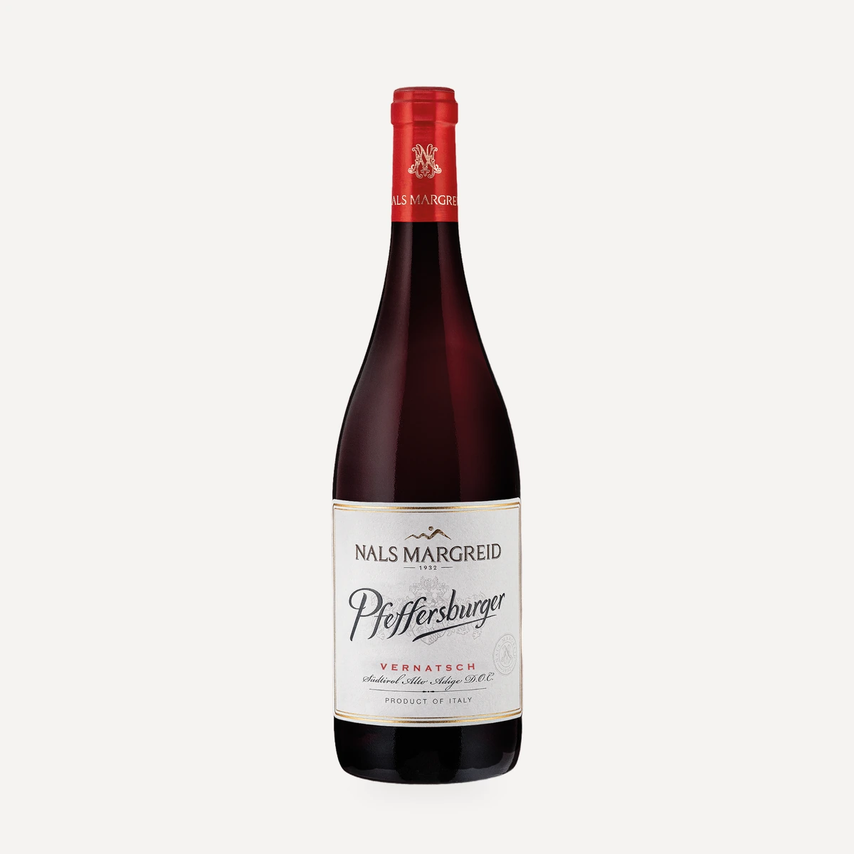 Pfeffersburger Schiava wine — Nals Margreid winery — Dionysus