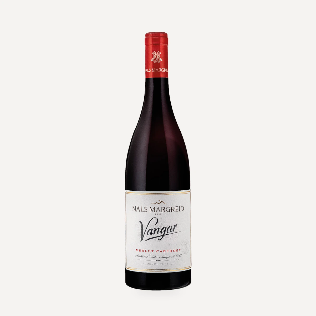 Vangar Merlot · Cabernet wine — Nals Margreid winery — Dionysus
