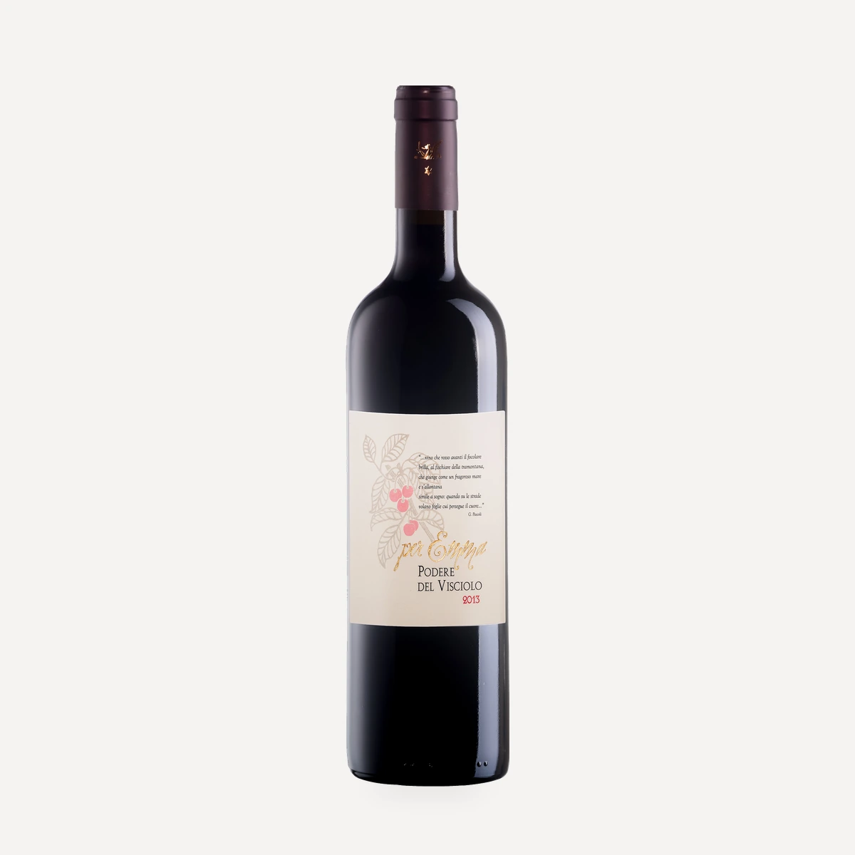 per Emma IGT wine — Piancornello winery — Dionysus