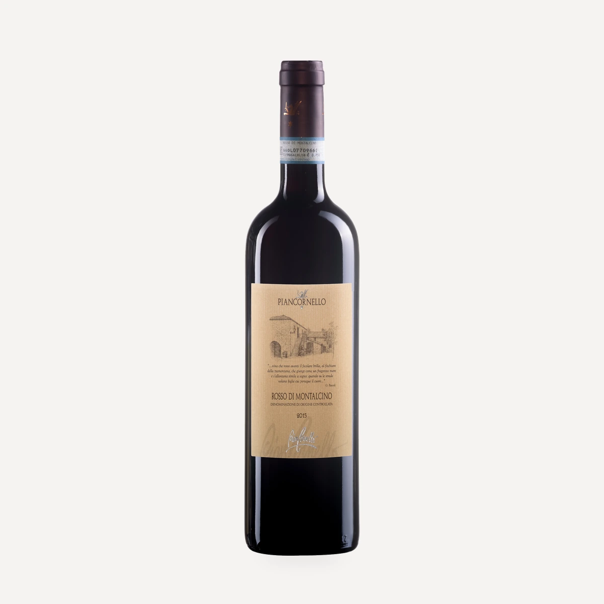 Rosso di Montalcino wine — Piancornello winery — Dionysus