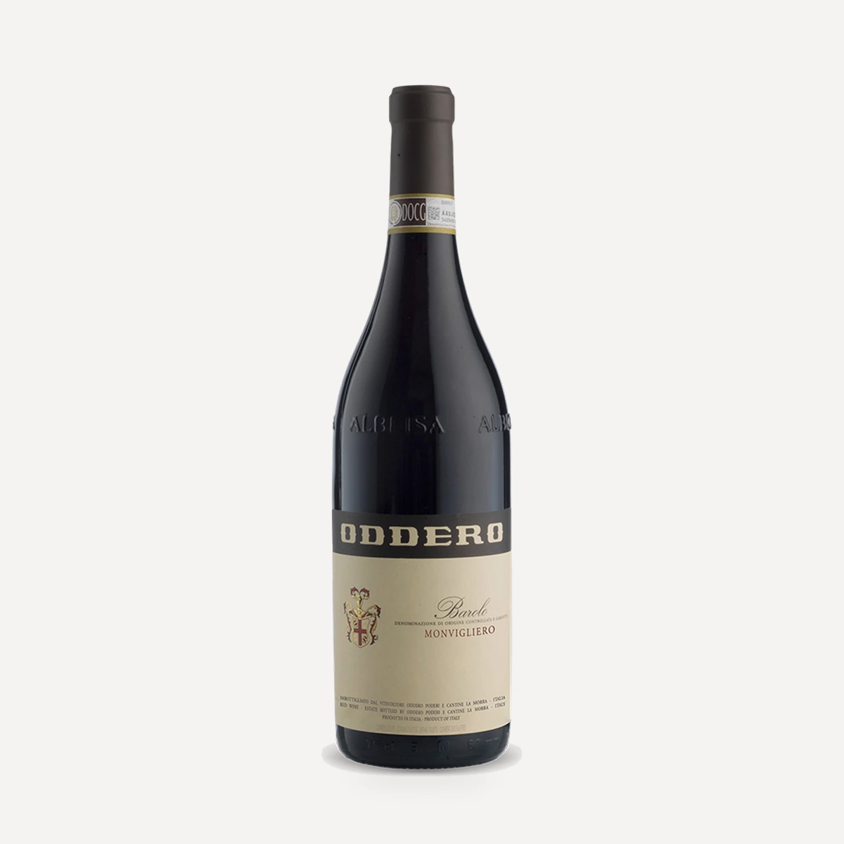 Barolo Monvigliero DOCG wine — Oddero winery — Dionysus