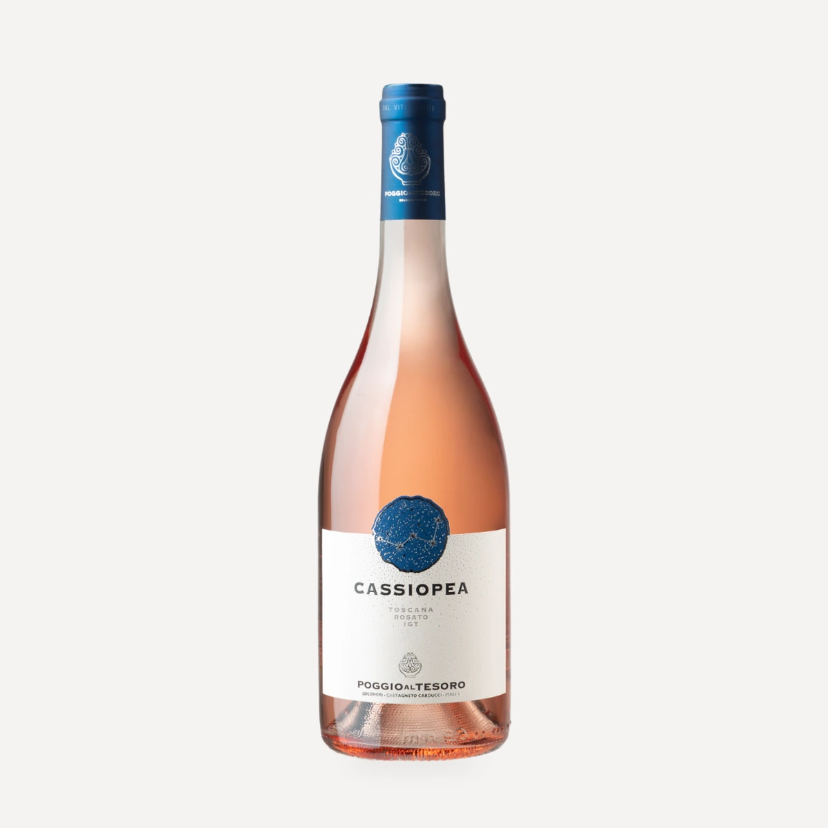Cassiopea Bolgheri Rosato DOC wine — Poggio al Tesoro winery — Dionysus