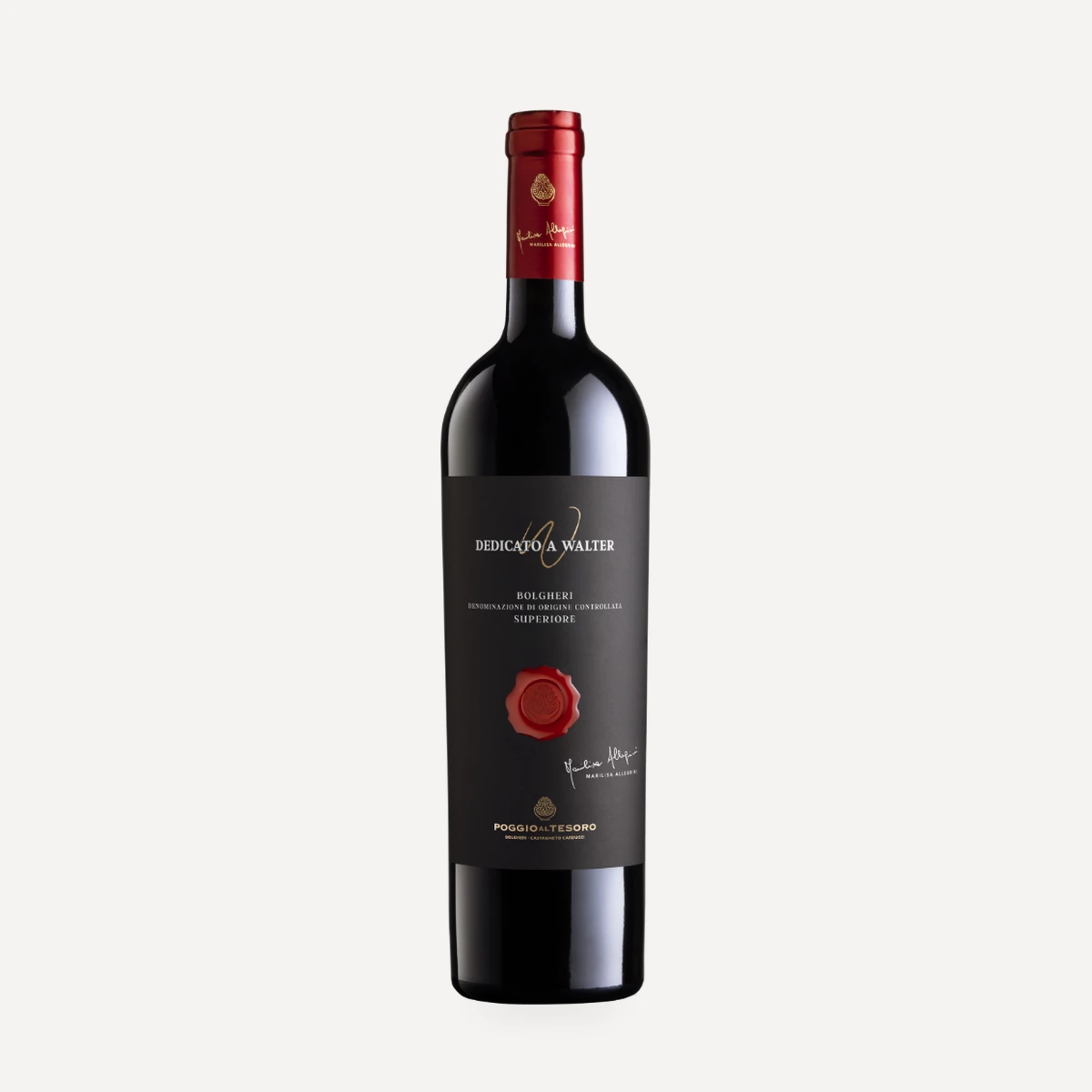 W Dedicato a Walter Toscana IGT wine — Poggio al Tesoro winery — Dionysus