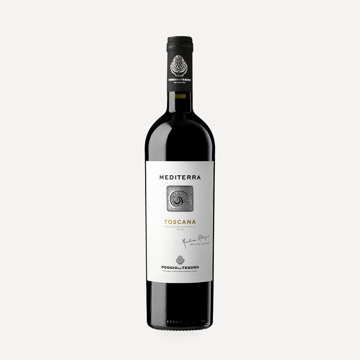 Mediterra Toscana IGT wine — Poggio al Tesoro winery — Dionysus