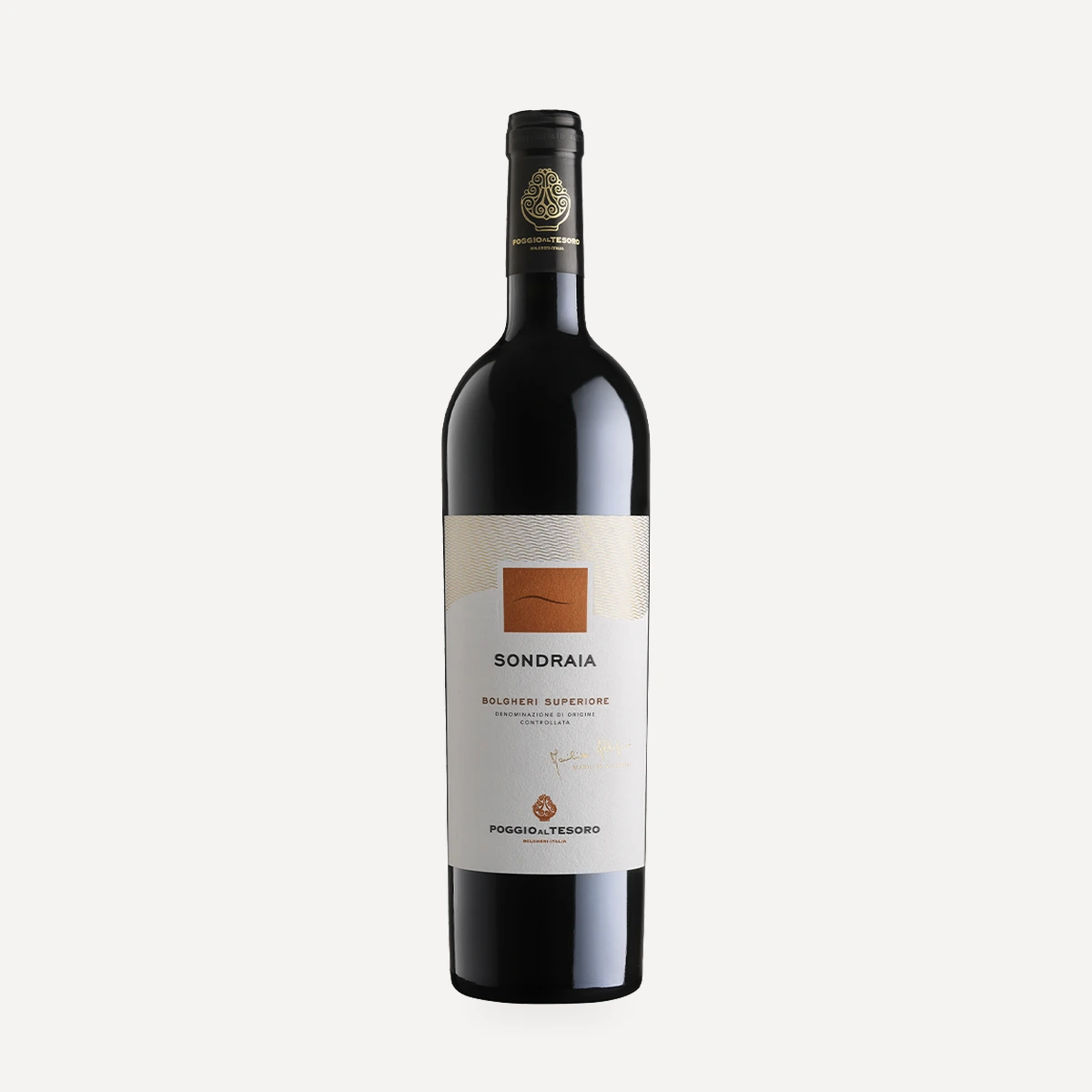 Sondraia Bolgheri Superiore DOC wine — Poggio al Tesoro winery — Dionysus