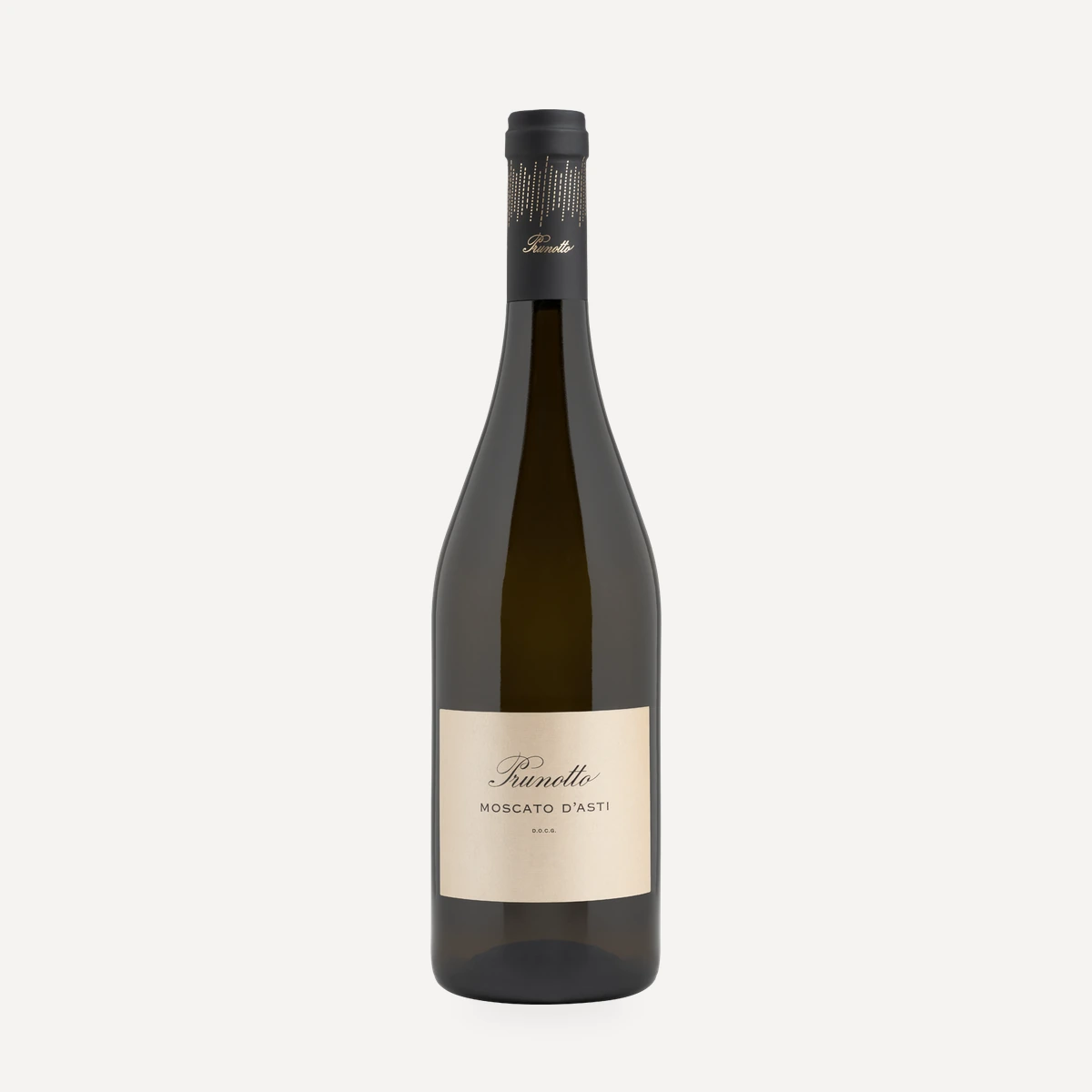 Moscato d’Asti DOCG wine — Prunotto winery — Dionysus