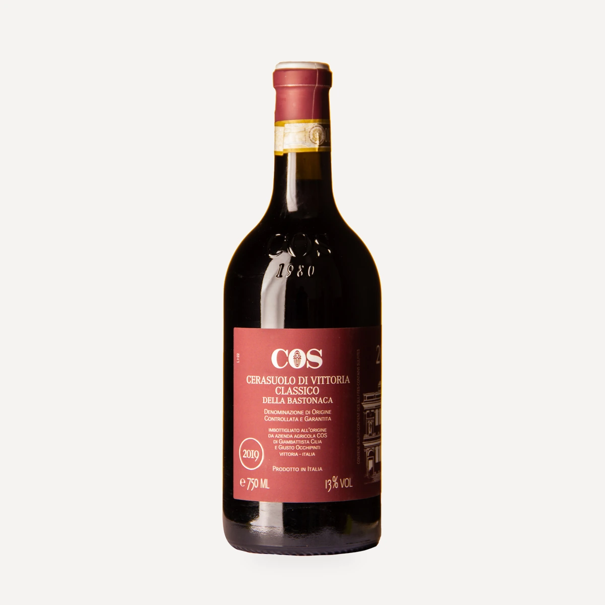 Cerasuolo di Vittoria Classico della Bastonaca DOCG wine — Agricola Cos winery — Dionysus