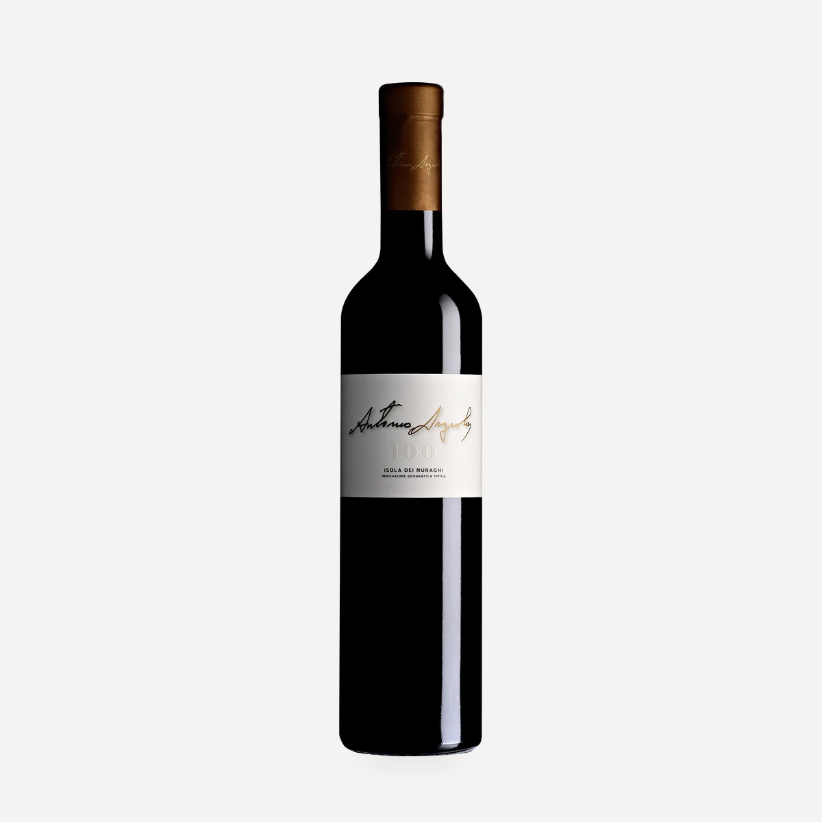 Antonio 100 wine — Argiolas winery — Dionysus