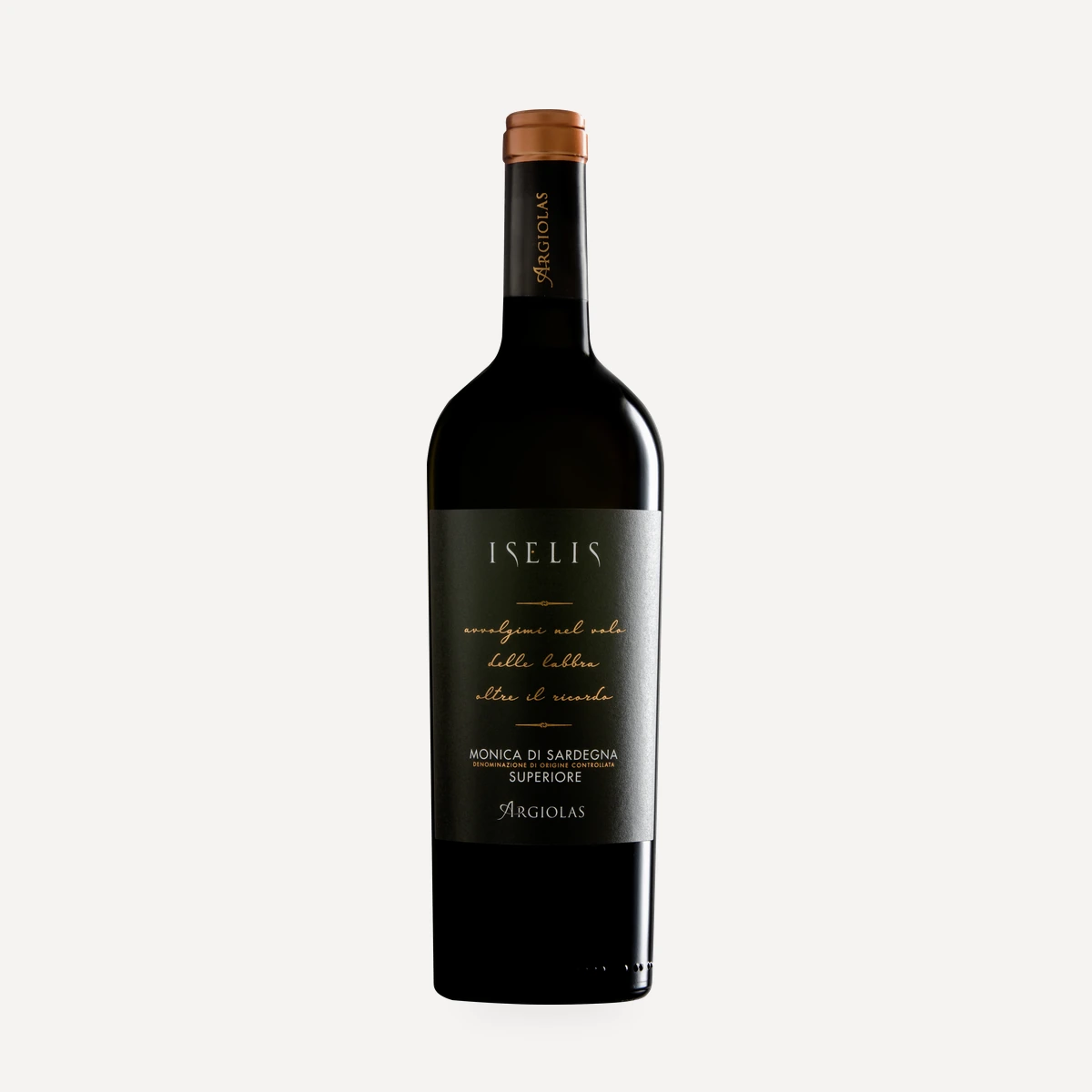 Iselis Monica wine — Argiolas winery — Dionysus